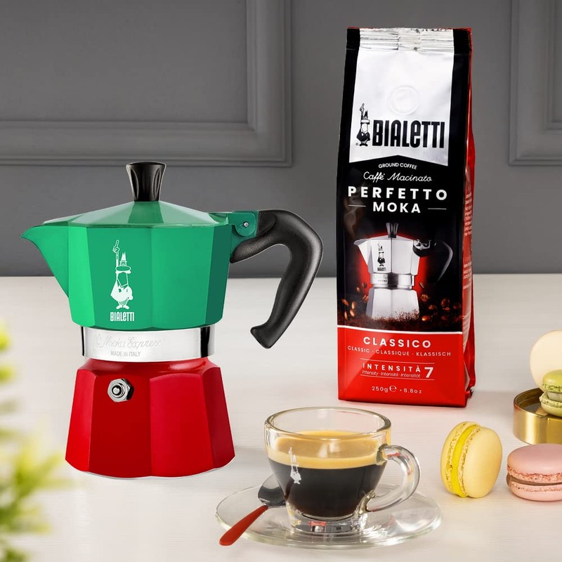 Bialetti - Moka Express Italia Collection: Iconic Stovetop Espresso Maker,