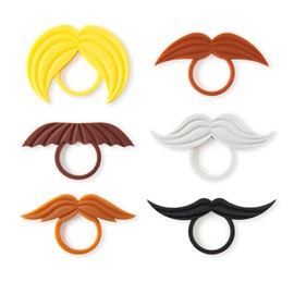 TRUE Mustache Bottle Markers