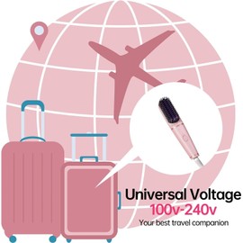 Ionic Hair Straightning Brush|Portable Hot Comb, Pro 450 Million Negative Ions