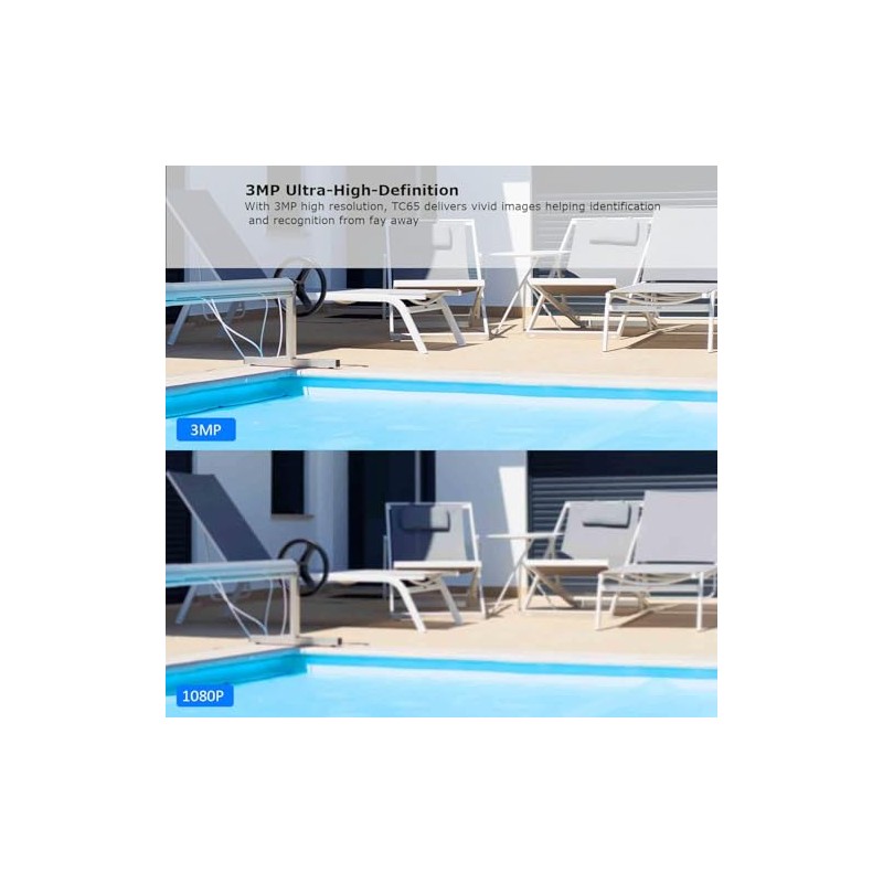 Tapo Tapo TC65 2K Security Camera Outdoor Wireless & Wired,