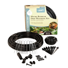 Orbit 69525 Micro Bubbler Complete Drip Irrigation Watering Kit Black/White