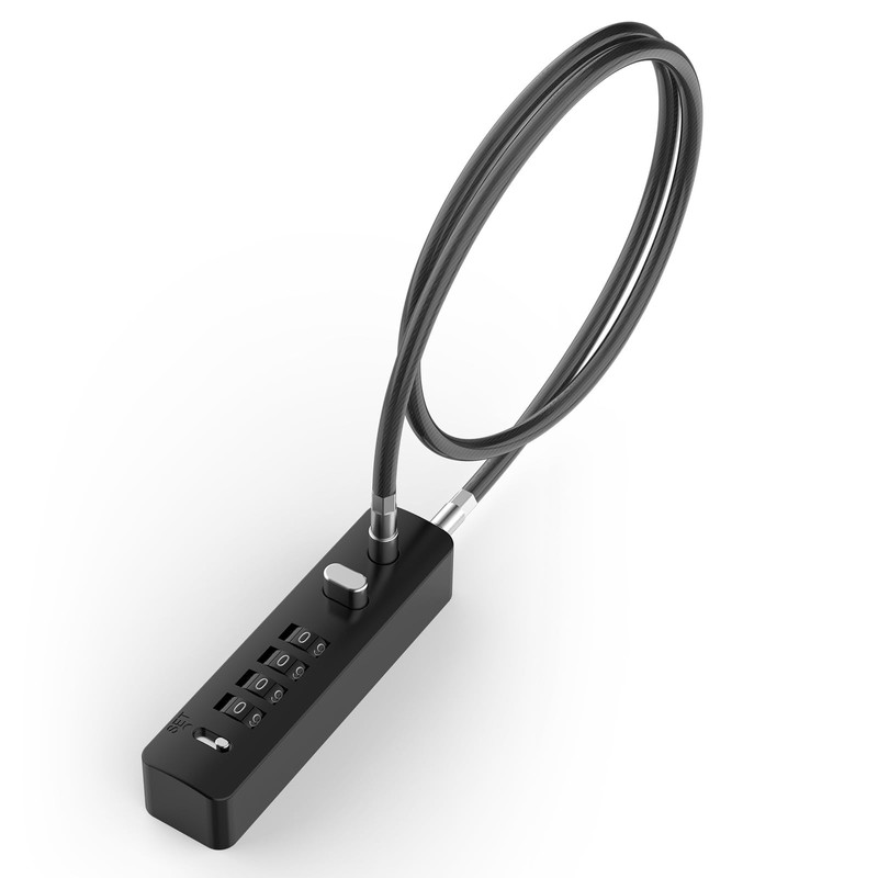 MeBantoo Cable Locks with Combination, 23.6Inch Steel Small Cable Rope