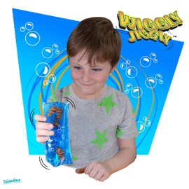 Wiggly Jiggly - Clown Fish from Deluxebase. Large Super Squishy Water Snake Fidget Toy with Clown Fish Figures. Great Sensory Toy for Autism and ADHD