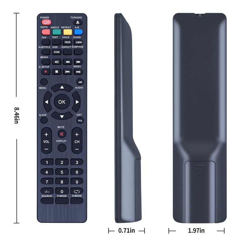 GOUYESHO RC159 Replacement Remote Control for JTC Jay-Tech Smart RC159,RC-159