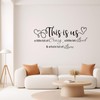 This is Us Crazy Loud Love Wall Stickers for Living