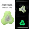 Triangle Fingertip Rotation Toy Resin Metal Glow in Night Anxiety