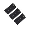 More of Me to Love Pregnancy Waistband Extender, Black, 3-Pack