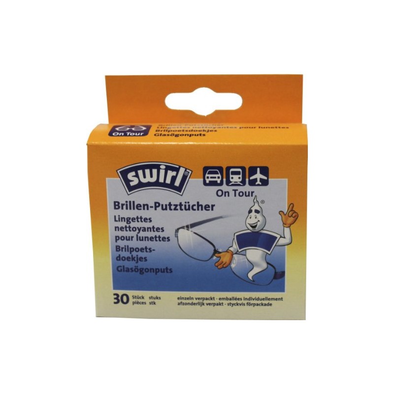 swirl® Brillenputztücher/ 4006508177325 14 x 12,5 cm weiß Inh. 30