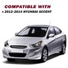 JSBOYAT Headlight for 2012 2013 2014 Hyundai Accent (5 Pin),