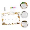 DOITOOL Acrylic Memo Board for Desk Transparent Dry Erase Writing