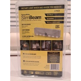 As Seen On TV Sensor Brite Slim Beam As Seen On TV Wireless Motion Sensor LED Light 2 Pack