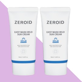 Zeroid Sun Cream Mild Easy Wash 50mlX2 Box / 제로이드 선크림 마일드 이지워시 50mlX2박스