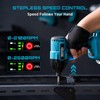 SEESII Cordless Impact Driver Kit, 21V Max Torque 1590 In-lbs(180