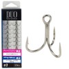 DUO (Duo) Genuine Treble Hooks for Saltwater, Set of 14,