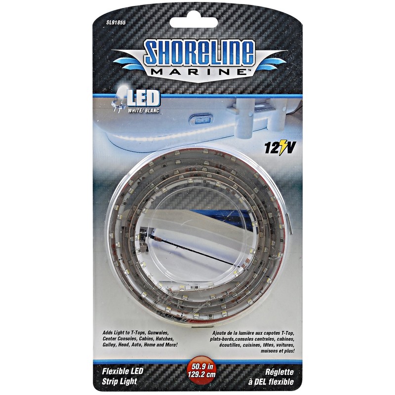 Shoreline Marine LED Flex Light, 50-Inch, White