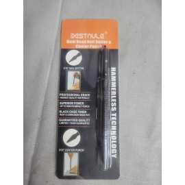 Bestnule 2 Pc Dual Head Nail Setter & Door Hinge Pin Remover Hammerless Use Professional