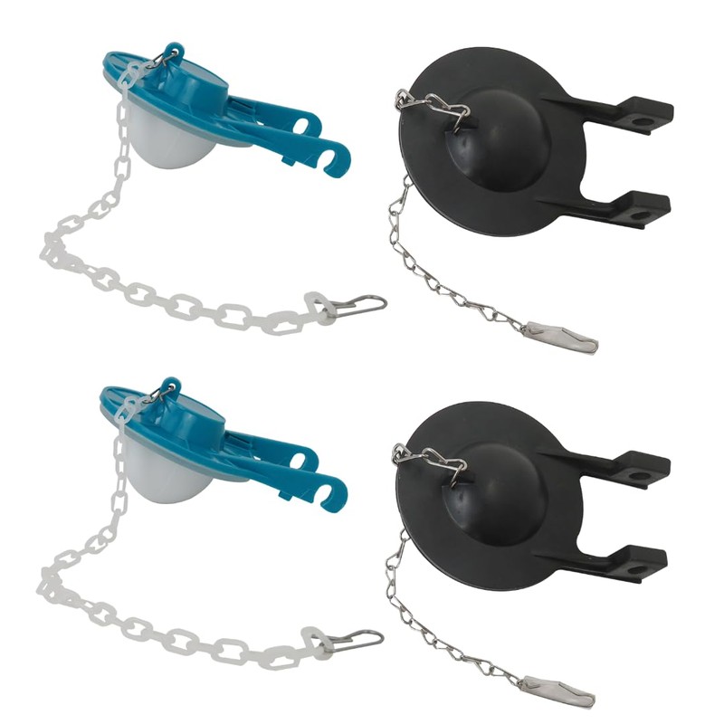 2024 Upgrade Flexible Rubber Toilet Flapper - Prevents Leaky, Corroded