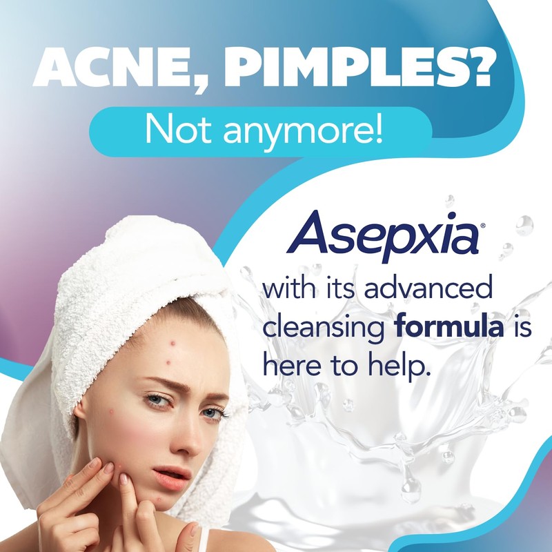 Asepxia Acne Treatment Scrub Cleansing Bar Soap | Removes pore-clogging