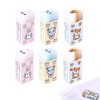 Cute Eraser, Set of 6, Stick Eraser, Disappears, Elementary School,
