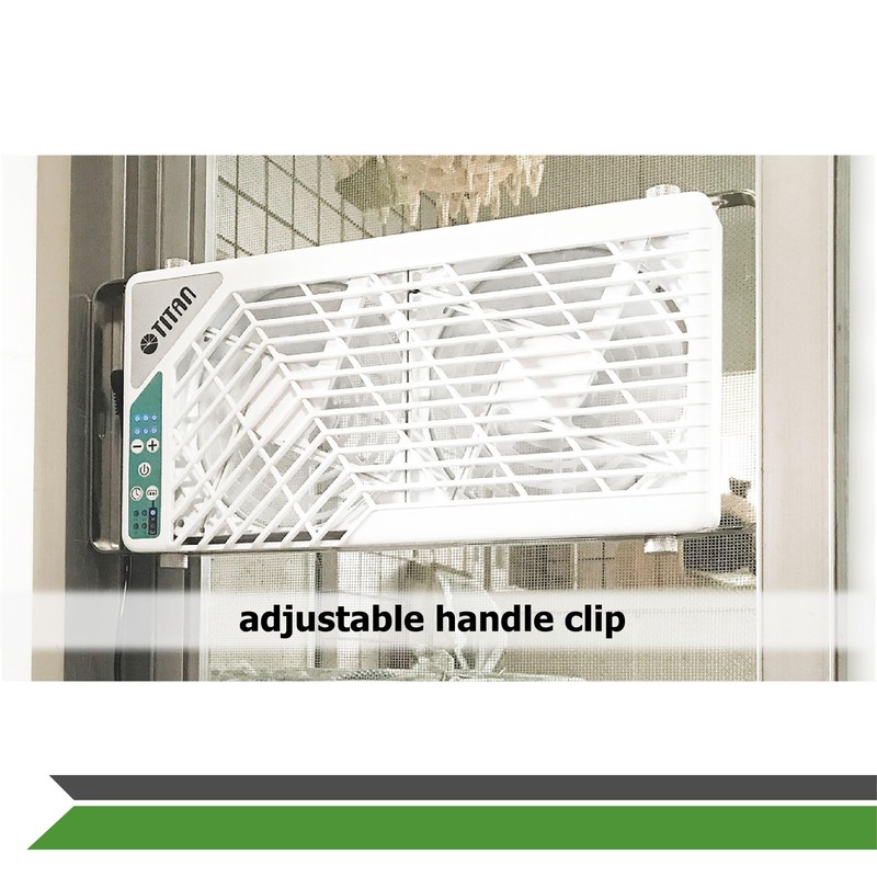 TITAN Silent Roof Fan 12V DC 140mm Double Reversible Roof