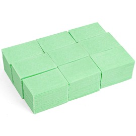 630 Pezzi Pad Unghie per Sgrassare, Dischetti Cotone Senza Pelucchi per Pulizia Unghie e Gel (Verde)