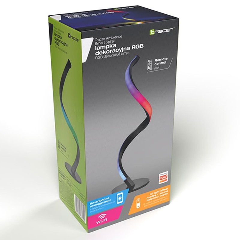 Tracer Ambience RGB Decorative Lamp - Smart Spiral Adjustable Light