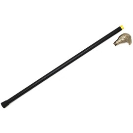 Snake Eye Tactical Pewter Design Handle Walking Cane w/Small Handle Storage, No Blade, 34.5" Overall (Eagle)