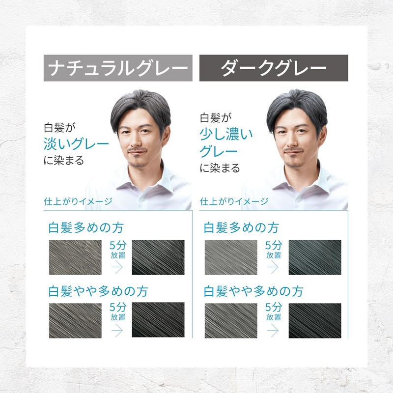 ホーユー メンズビゲン グレーヘア (ダークグレー) 1剤40g+2剤40g [医薬部外品]