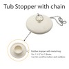 Gadgetime USA - Tub Stopper with Chain - Rubber Drain