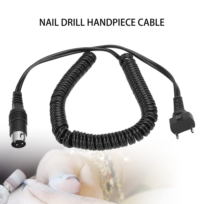 Electric Nail Drill Cable, Antioxidant Nail Drill Handpiece Cable, Three