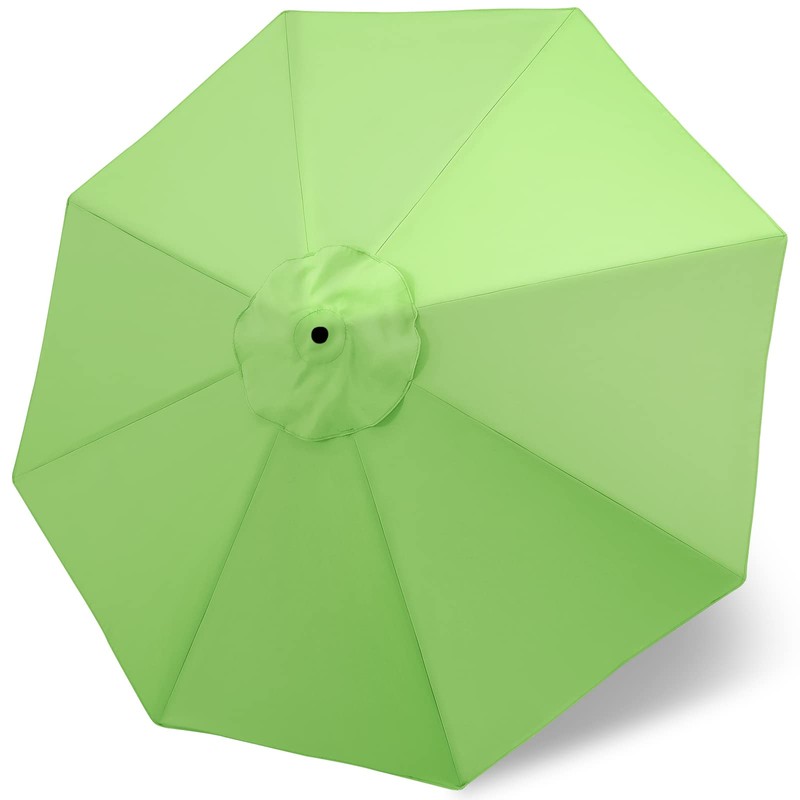 MASTERCANOPY Patio Umbrella 9 ft Replacement Canopy for 8 Ribs-Soft