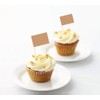 100 Pcs Blank Toothpick Flags Cheese Markers Food Labels for