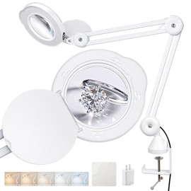 knitly Magnifying Glass with Light, 15X Magnifying Glasses for Close Work