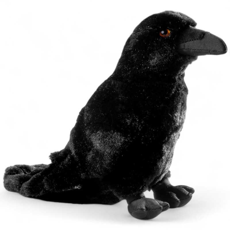Carl Dick Raven, Crow, Approx. 23 cm, Plush Toy, Stuffed