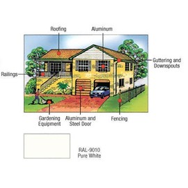 CRL RAL9010 Pure White Powdercoat Professional Touch-Up Paint