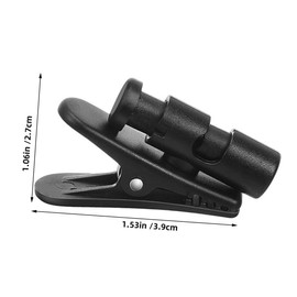 SHOWERORO 6PCS Earphone Wire Clips Durable Headset Cable Clamp for Clothing Rotating Cord Holder Multipurpose Earbud Winder Prevents Tangling and Ensures Neat Appearance