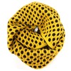 Wrapables Dottie Infinity Acrylic Knit Scarf Winter Circle Scarf, Yellow/Brown