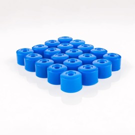 LST 20x Felgen Radschrauben Abdeckkappen Sechskant Kappen Set 17 mm Blau