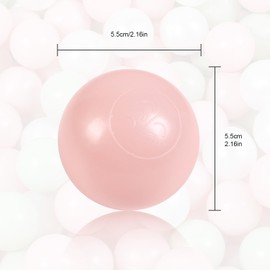 TRENDBOX 100 pcs Mixed Color Ball Pit Balls Plastic Balls for Ball Pit Pool Playpen Babies Kids Children Birthday Parties