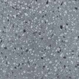 VaryPaper 10 Pack 12"x12" Grey Terrazzo Peel and Stick Floor Tile for Bathroom Kitchen Flooring Tiles Waterproof Self Adhesive Floor Vinyl Sticky Tiles for Floor Bedroom Stick on Flooring Removable