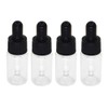 5PCS 10ml Plastic Dropper Bottles-Essential Oil Perfume Makeup Cosmetic Eyelquid