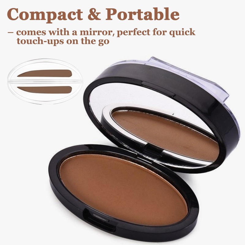 Eyebrow Stamp - Seal Stamp Eyebrow Powder - Waterproof Brow