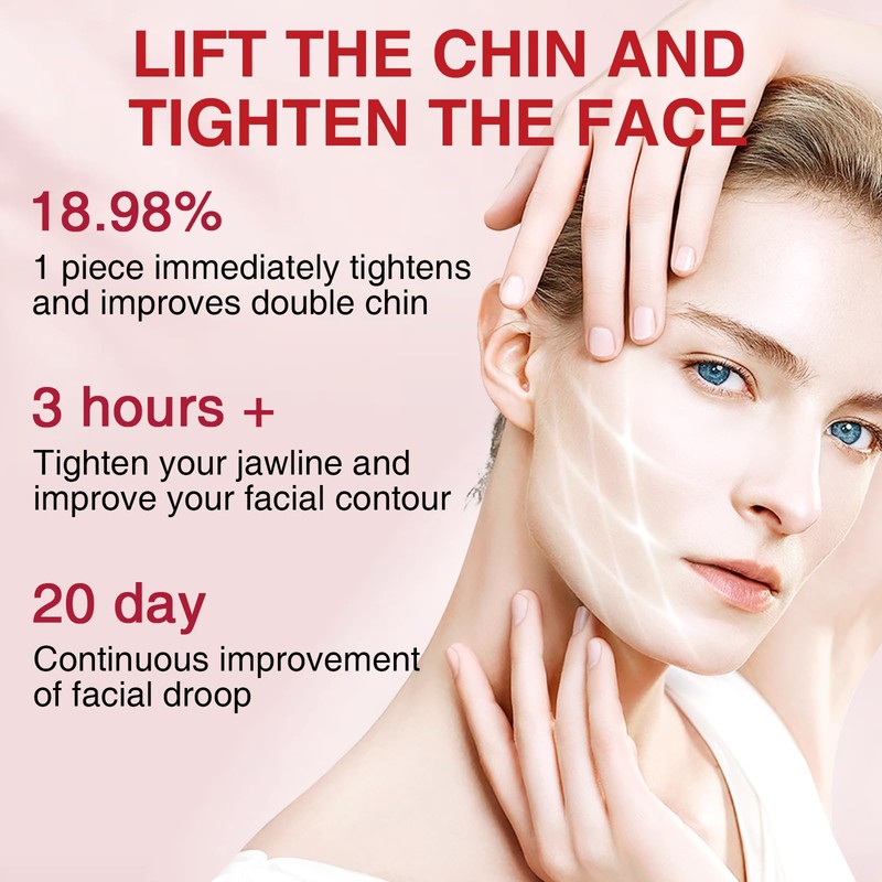 COWANIEE 5 Pcs Chin Lift Mask, Double Chin Lifting Mask