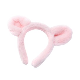Bear Ear Headband | Cute Plush Makeup Headband,Hair Accessories, Non Slip Face Wash Headband for Women Girls Skincare