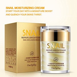 Yuyte Crema Facial Caracol Nutritiva Piel Antiedad Antiarrugas Hidratante Extracto Día Noche Tensar
