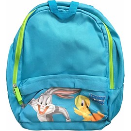 Scificollector Looney Tunes Kids Blue Backpack Featuring Bugs Bunny and Tweetie Pie