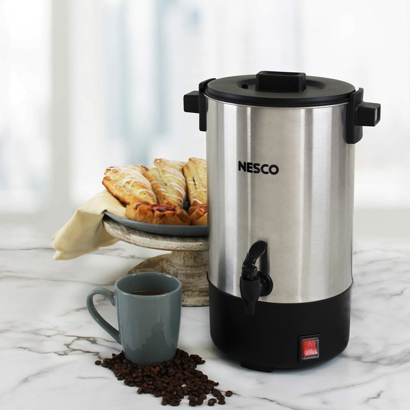 Nesco CU-25 Professional Coffee Urn, 25 Cups, Metallic