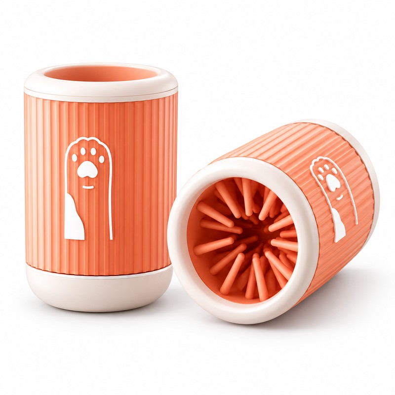 Dog Paw Cleaner Cup for Muddy Paws – Manual Twist