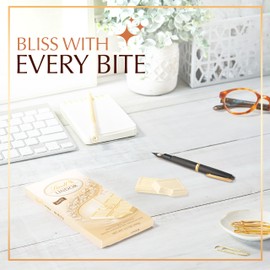 Lindt LINDOR White Chocolate Truffle Bar, Chocolate Candy Bar with Smooth Center, 3.5 oz. (12 Pack)