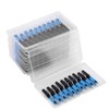 Oumefar 100 piezas de conector rápido de fibra óptica integrada,